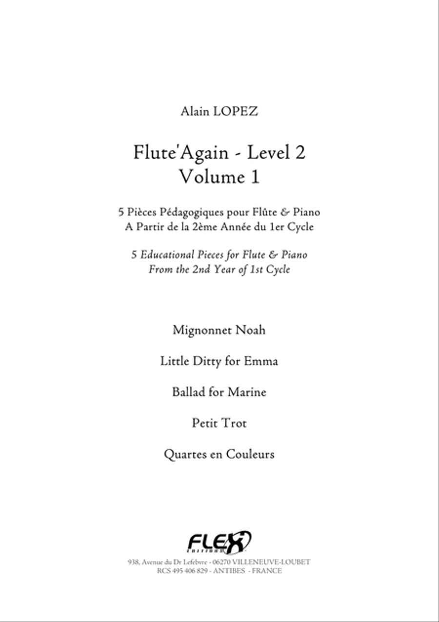 Flute'Again - Level 2 - Volume 1 Flute Solo scores gallery preview page 1