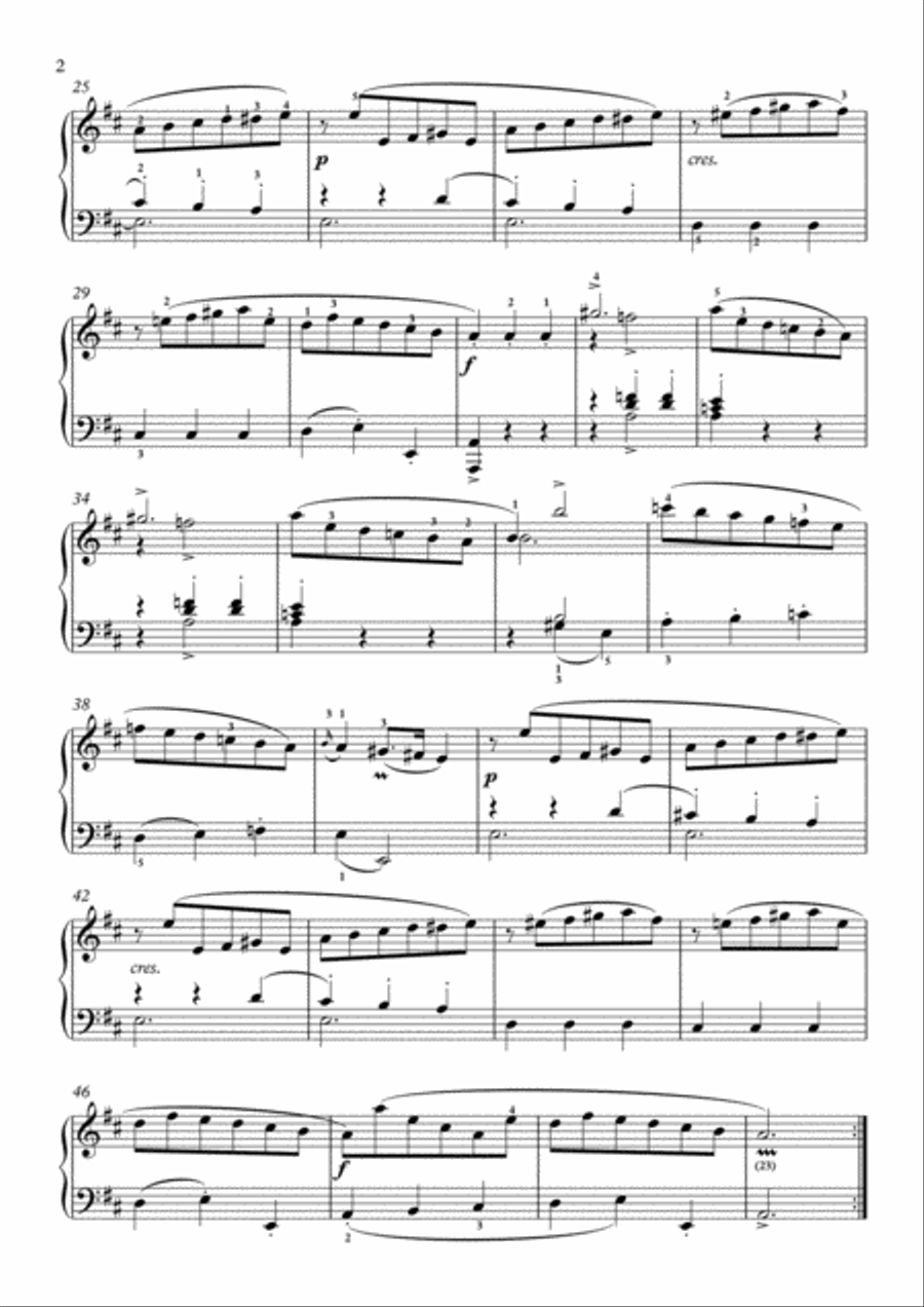 Scarlatti-Sonata in D-Major L.339 K.512(piano) Piano Solo scores gallery preview page 3