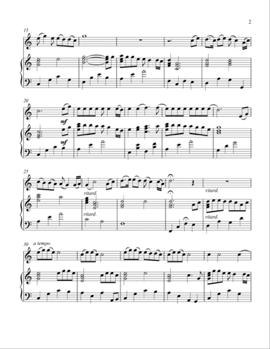 Colors Of The Wind Violin Solo scores gallery preview page 3