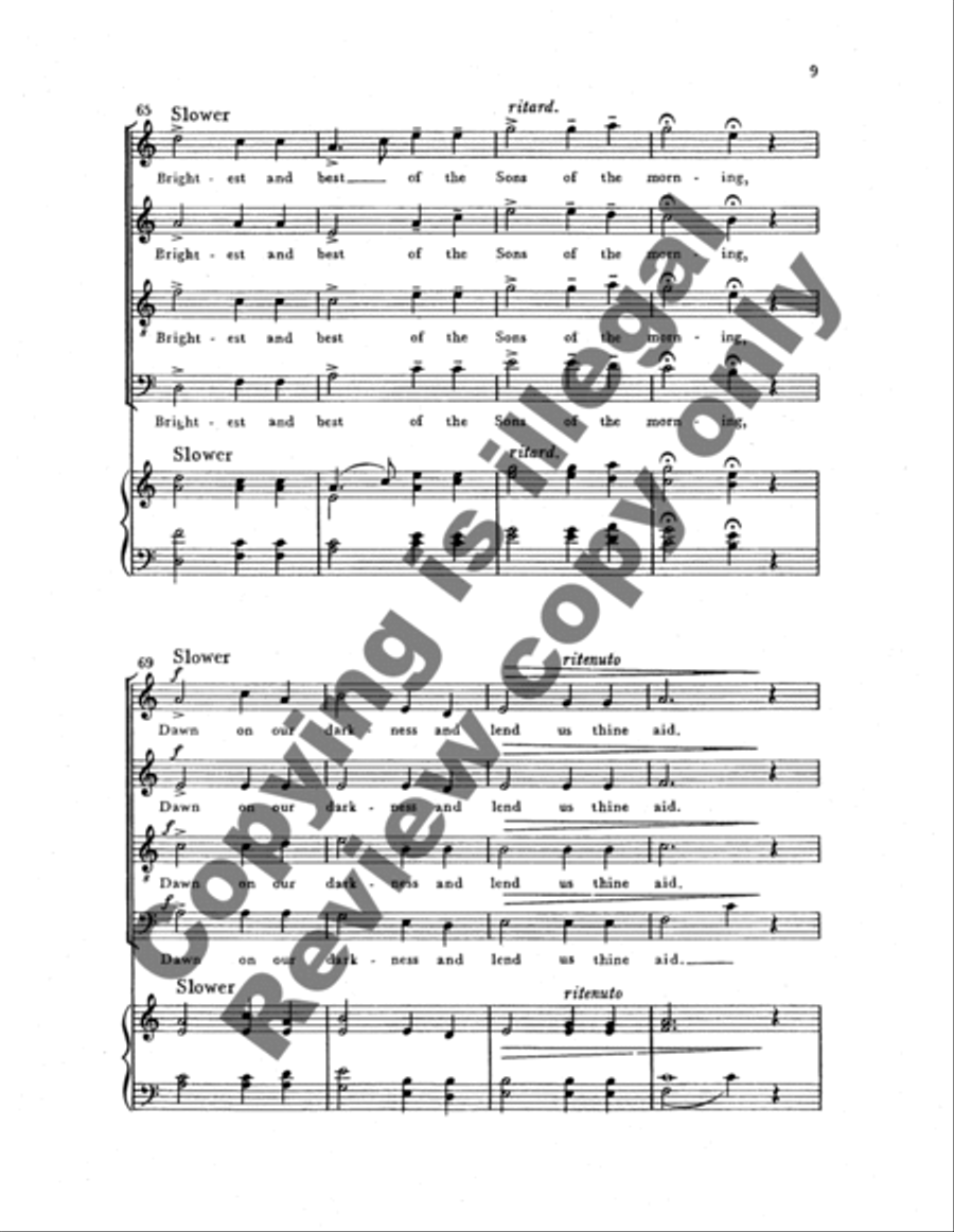 Star in the East Star in the East 4-Part scores gallery preview page 11