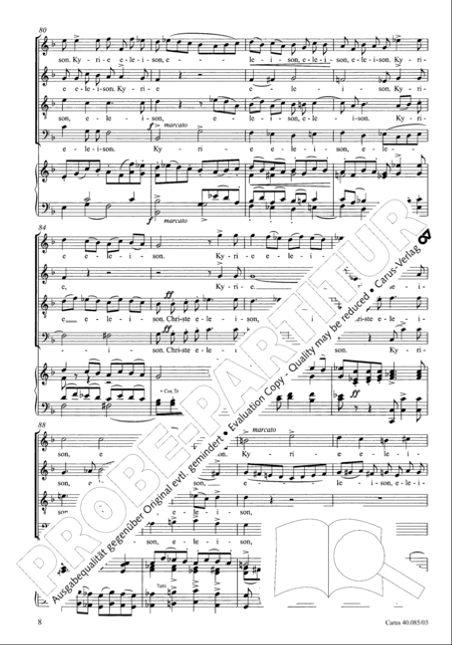 Missa pro defunctis Missa pro defunctis 4-Part scores gallery preview page 9