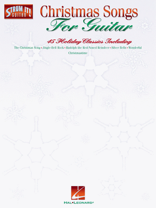 Book cover for Christmas Songs for Guitar