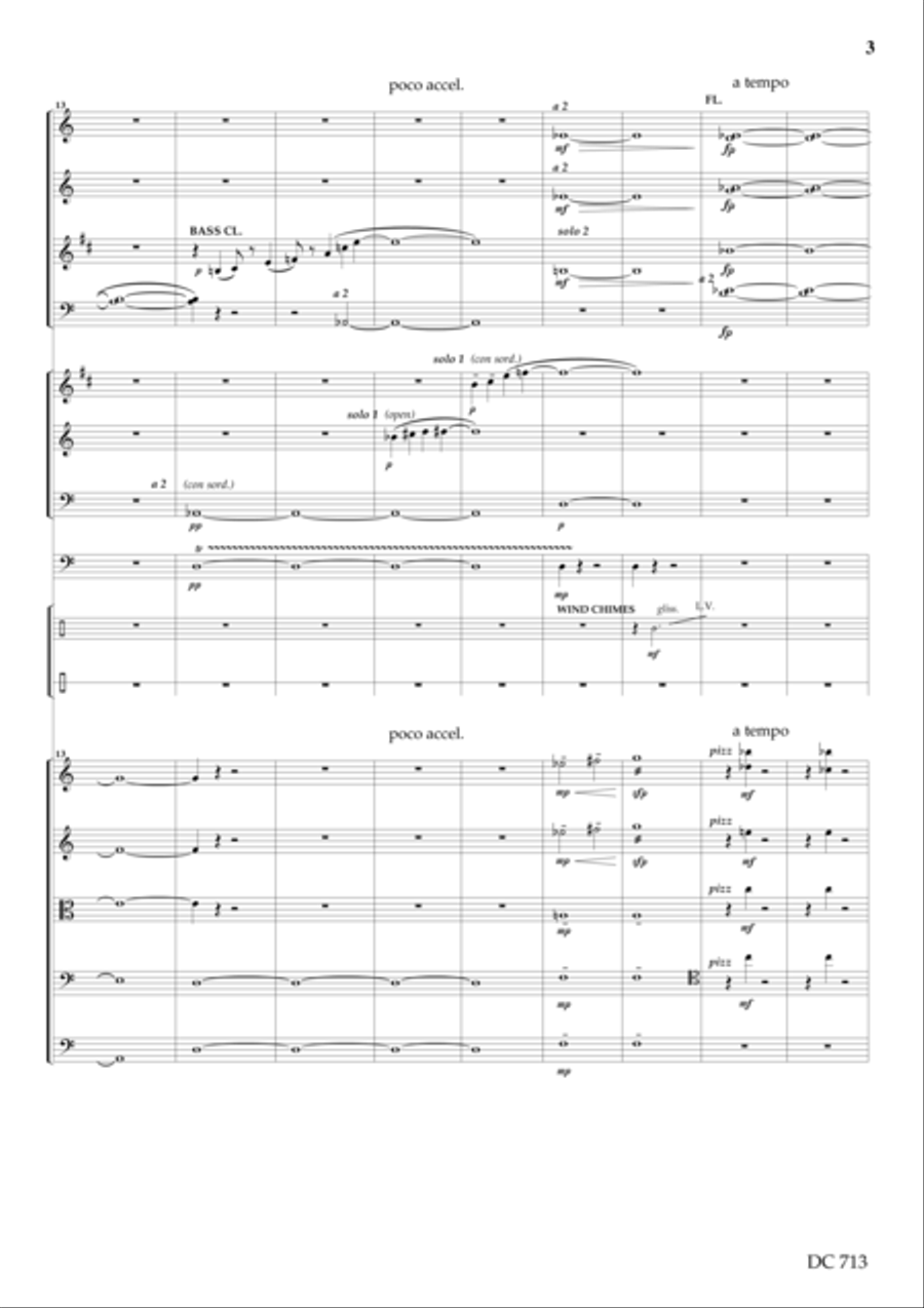 26B: Impressions of Agecroft [score only] Percussion Ensemble scores gallery preview page 3
