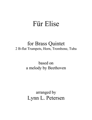 Für Elise for brass quintet