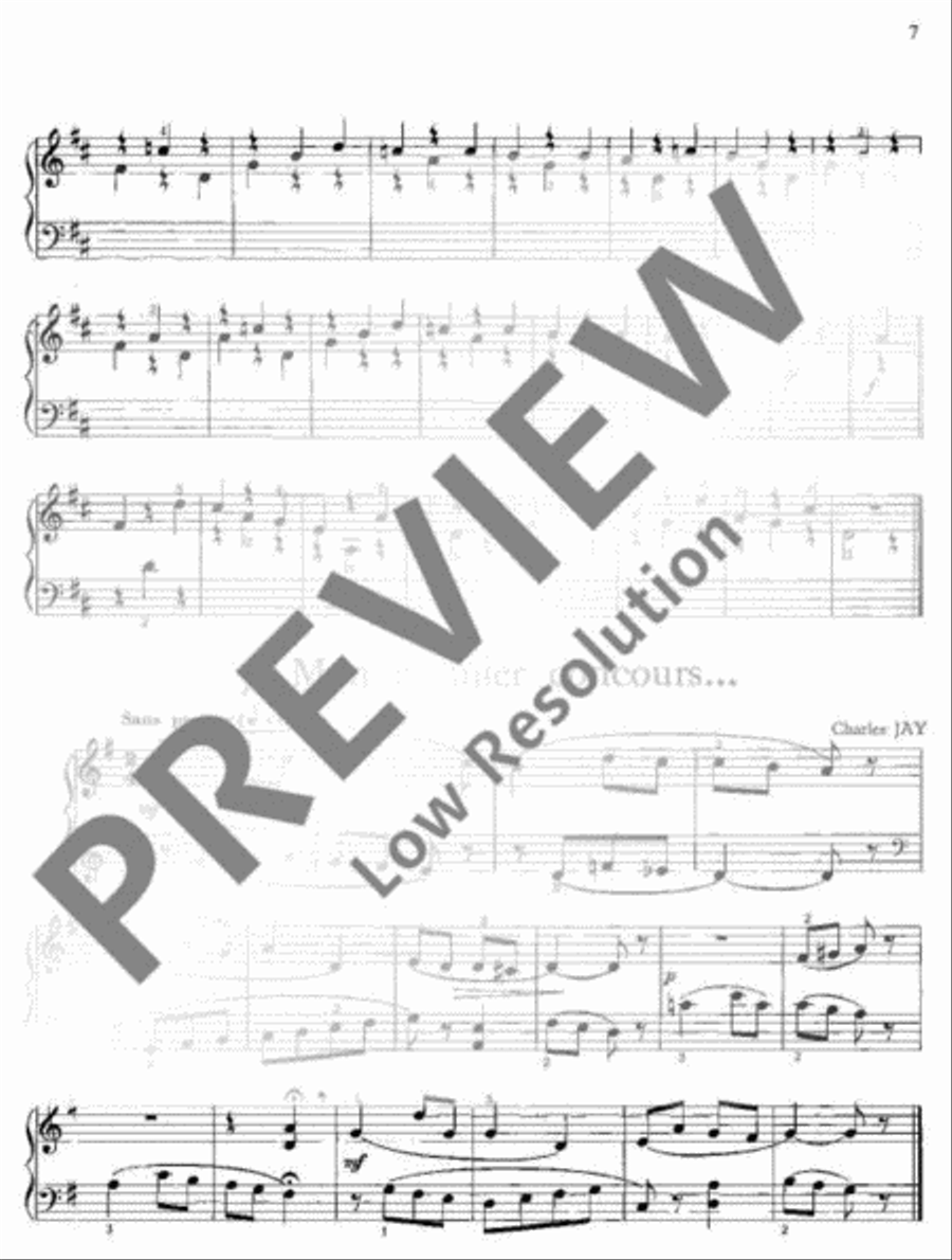 Plaisirs du Piano Piano Solo scores gallery preview page 8