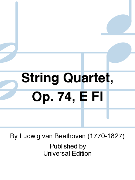 String Quartet, Op. 74, E Fl
