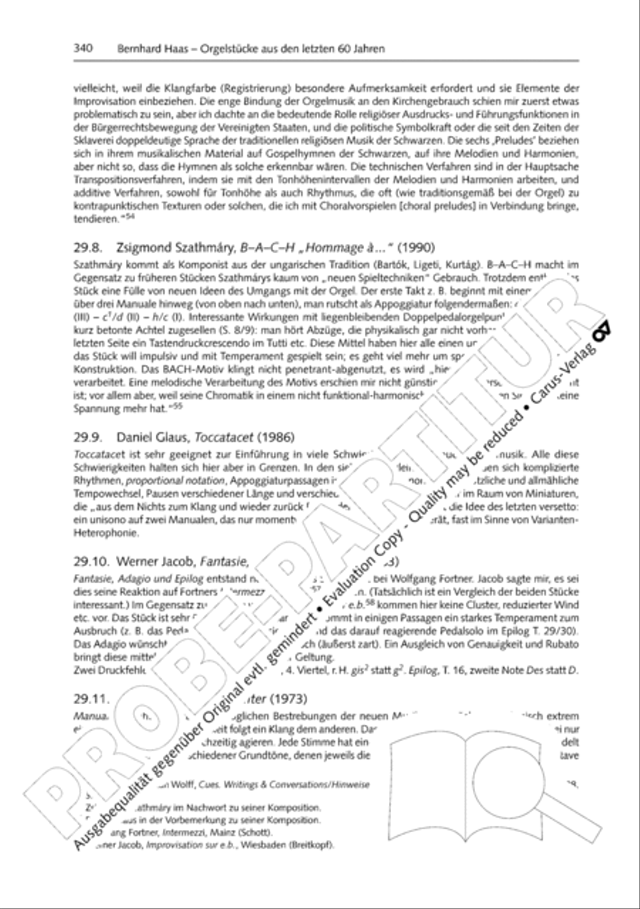 Orgelschule zur historischen Auffuhrungspraxis Organ Solo scores gallery preview page 341