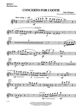 Concerto for Cootie: E-flat Baritone Saxophone