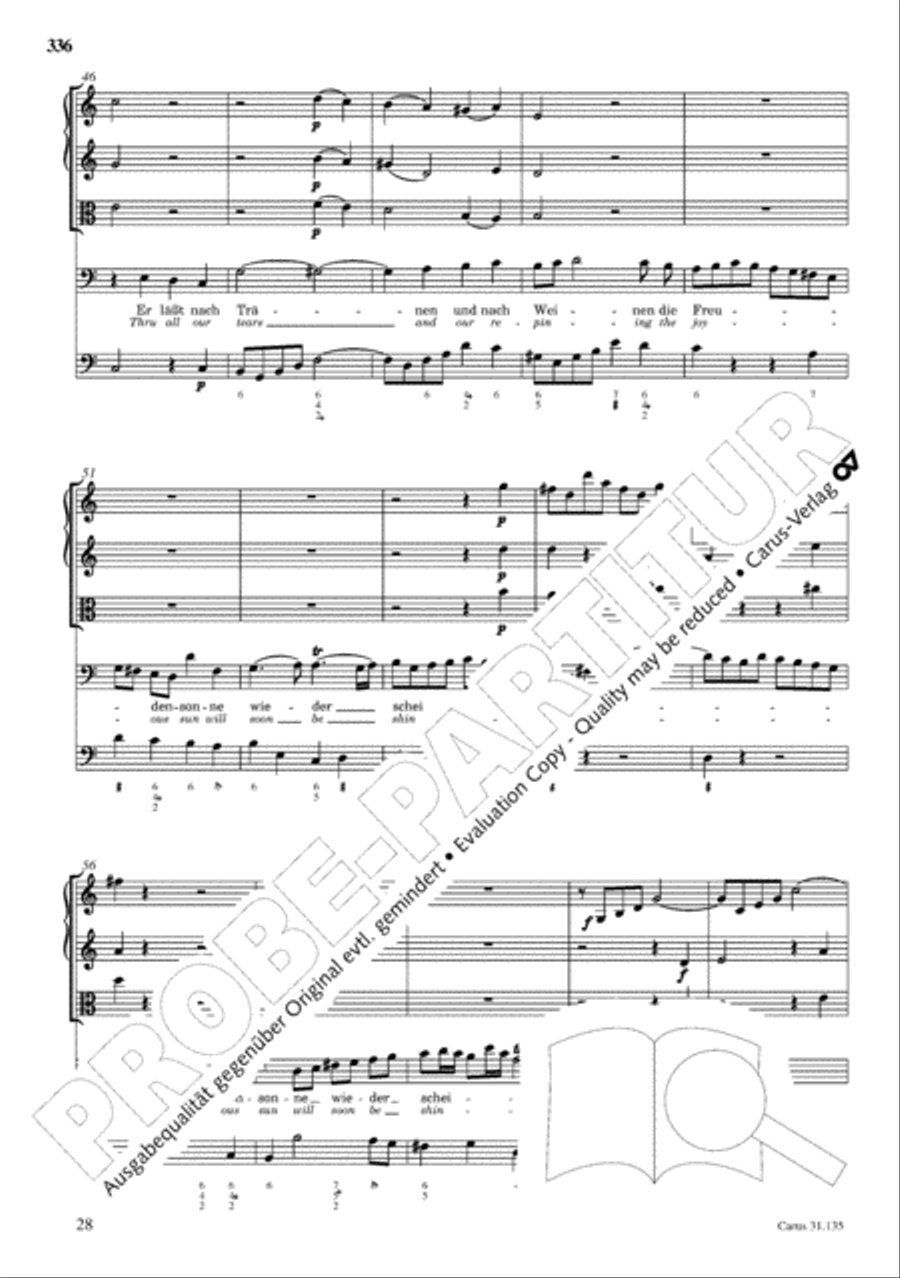 The Complete Sacred Vocal Works (Das geistliche Vokalwerk) Voice scores gallery preview page 337