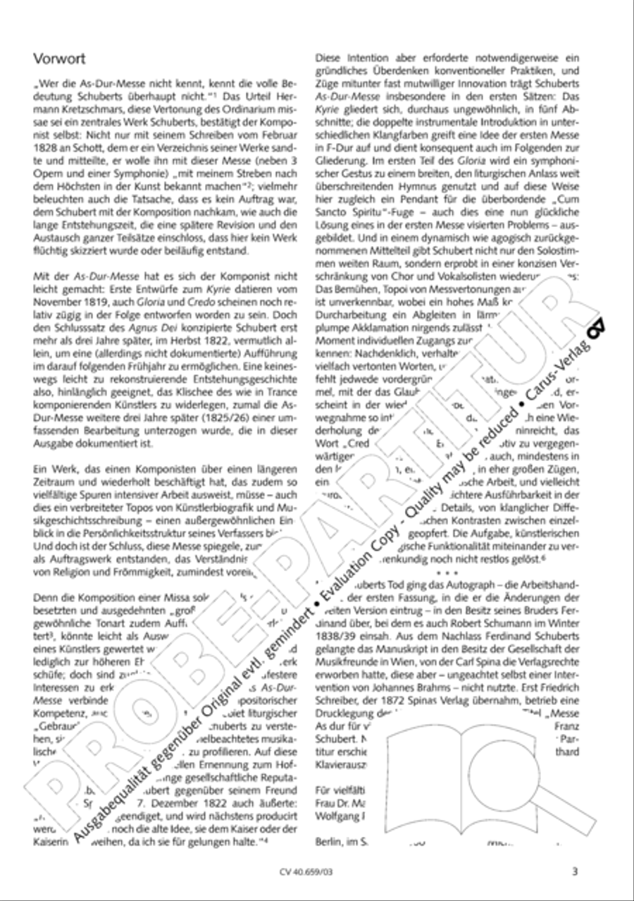 Mass in A flat major (Messe in As) 4-Part scores gallery preview page 4
