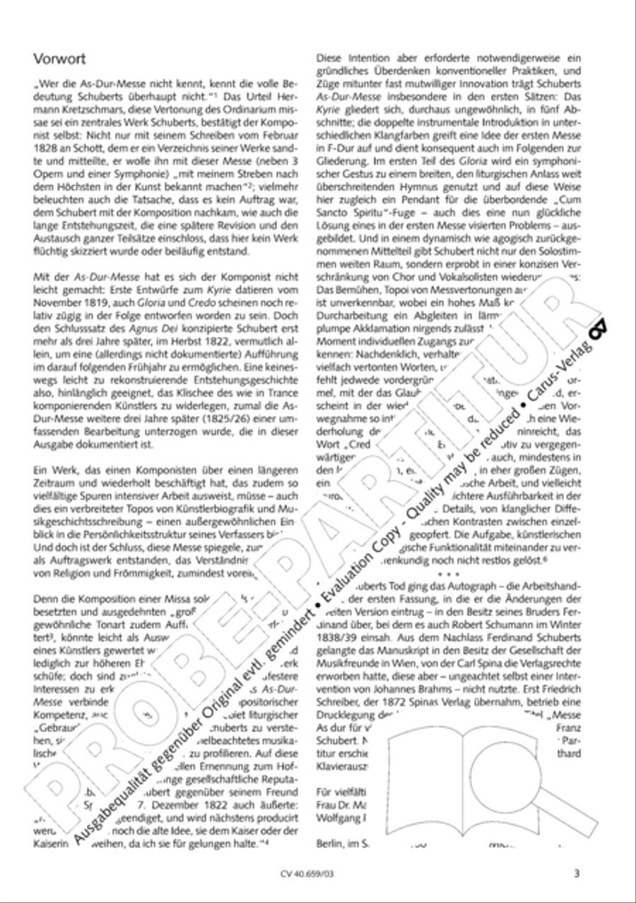 Mass in A flat major (Messe in As) image number null