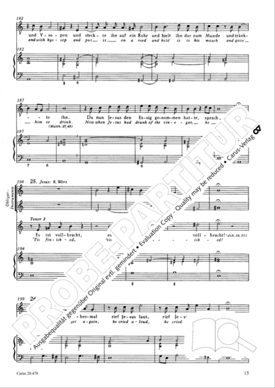 The seven last words from the cross SATTB scores gallery preview page 22
