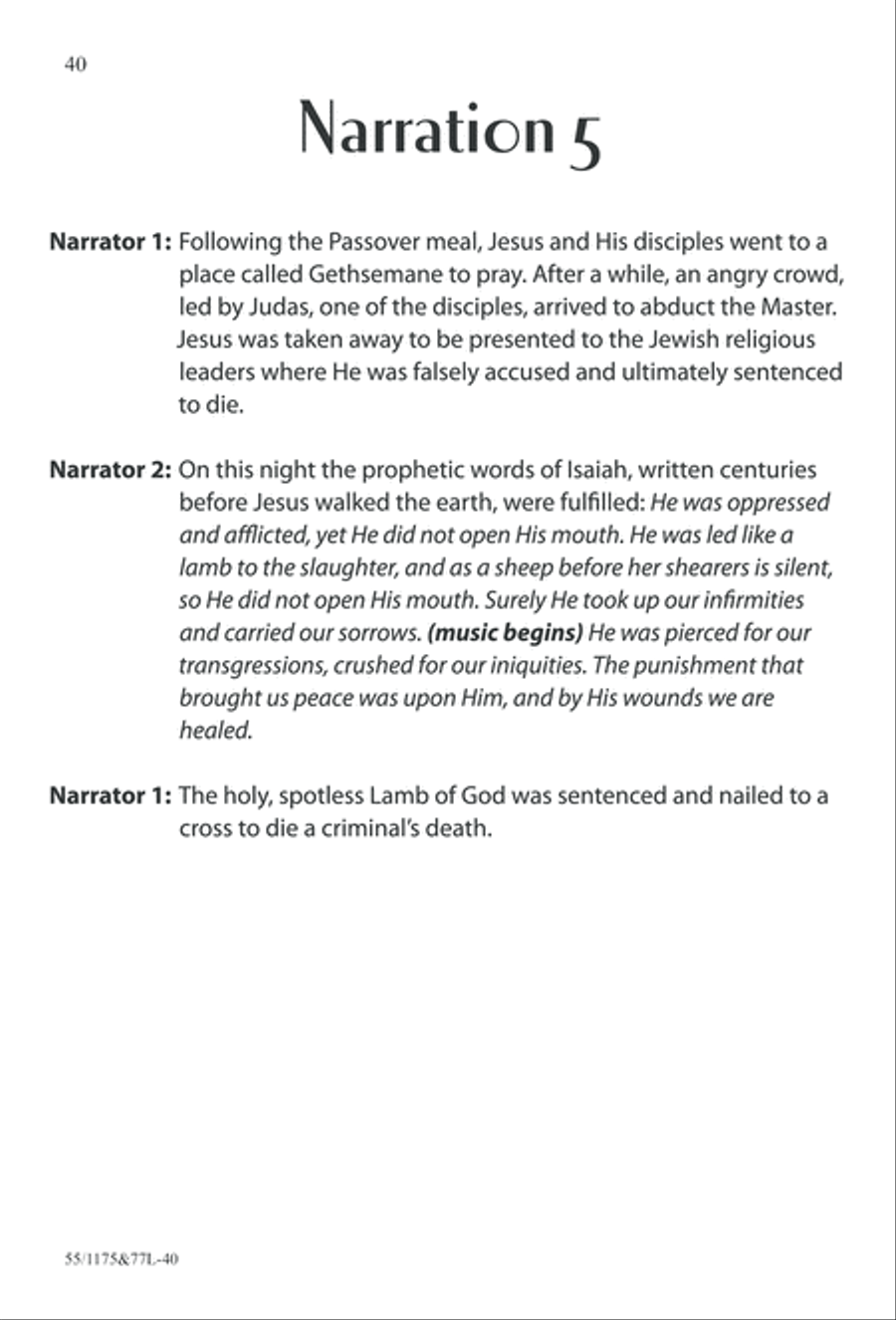 Behold the Lamb! 4-Part scores gallery preview page 41