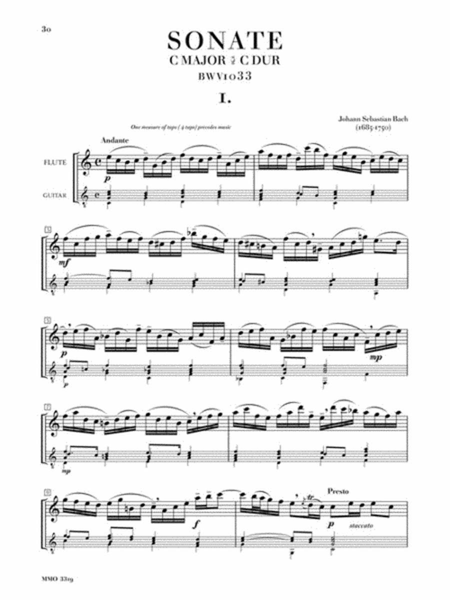 Flute & Guitar Duets – Vol. I image number null