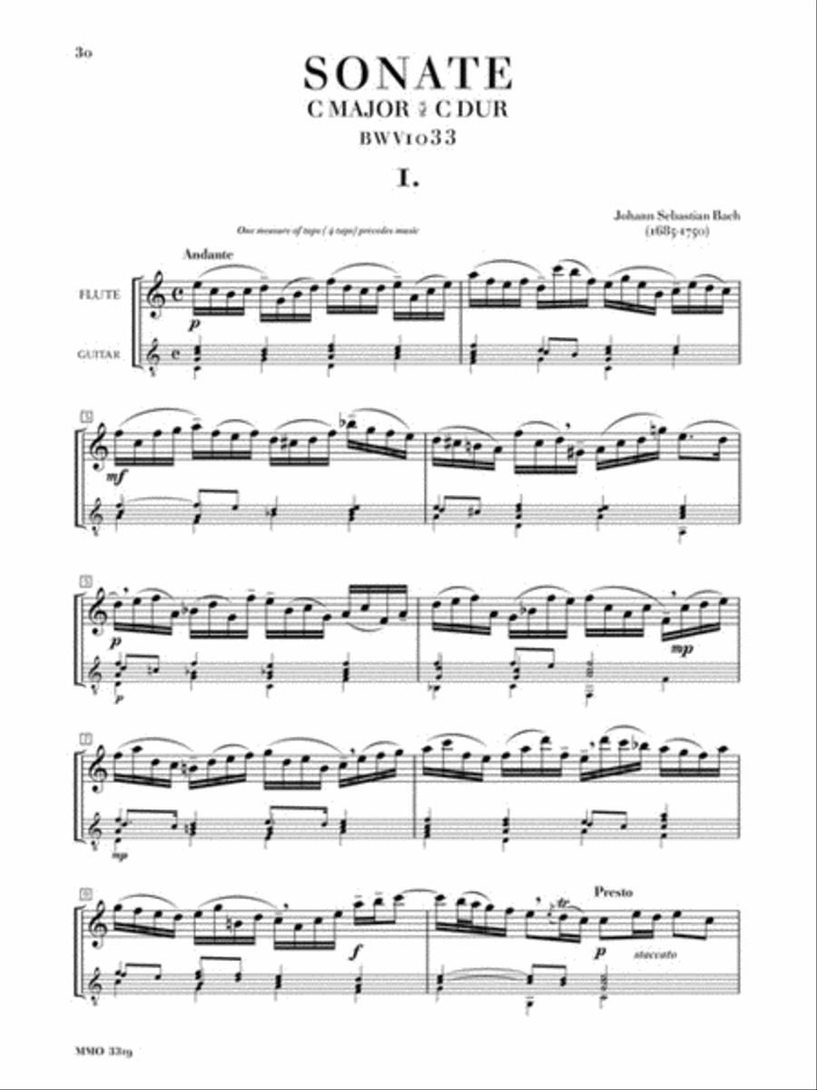 Flute & Guitar Duets – Vol. I Flute scores gallery preview page 3