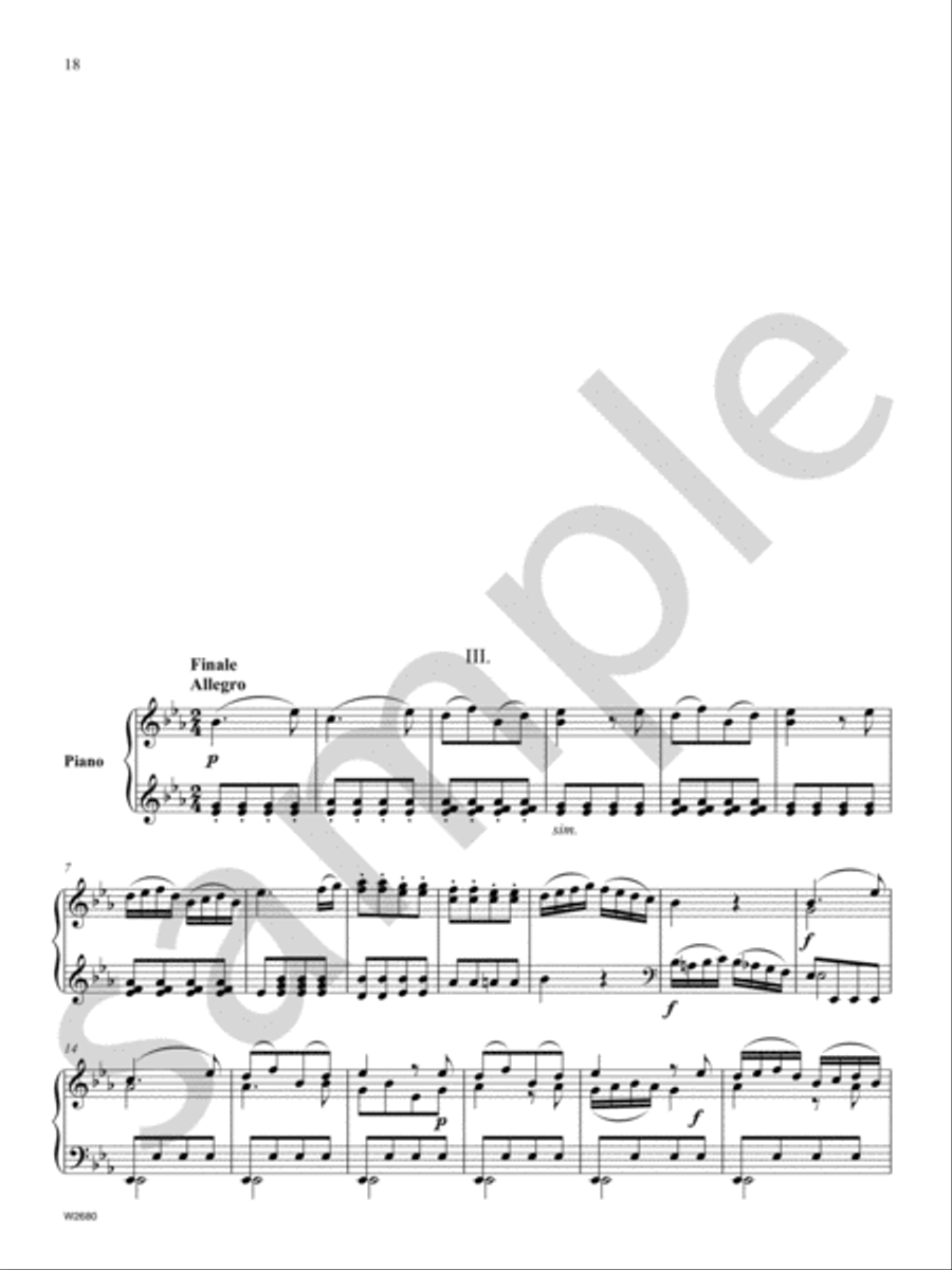 Concerto in Eb Major Trumpet scores gallery preview page 8