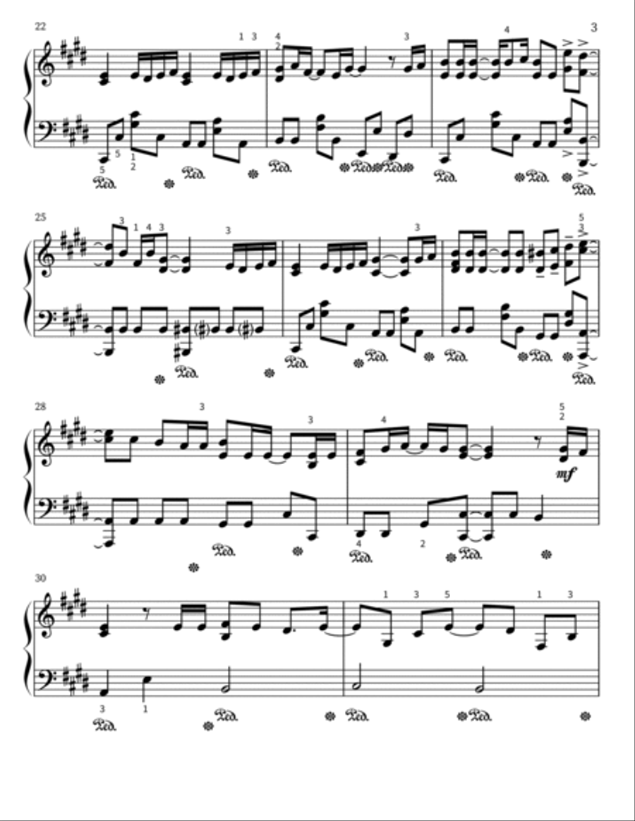 Homura Easy Piano scores gallery preview page 3