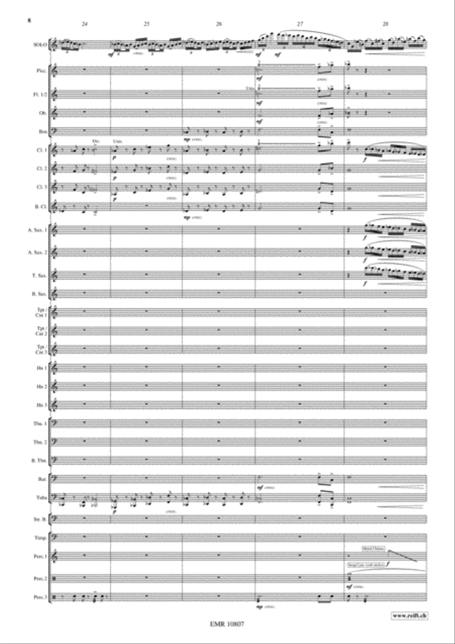 Saltatio Diabolica Saltatio Diabolica Concert Band scores gallery preview page 9