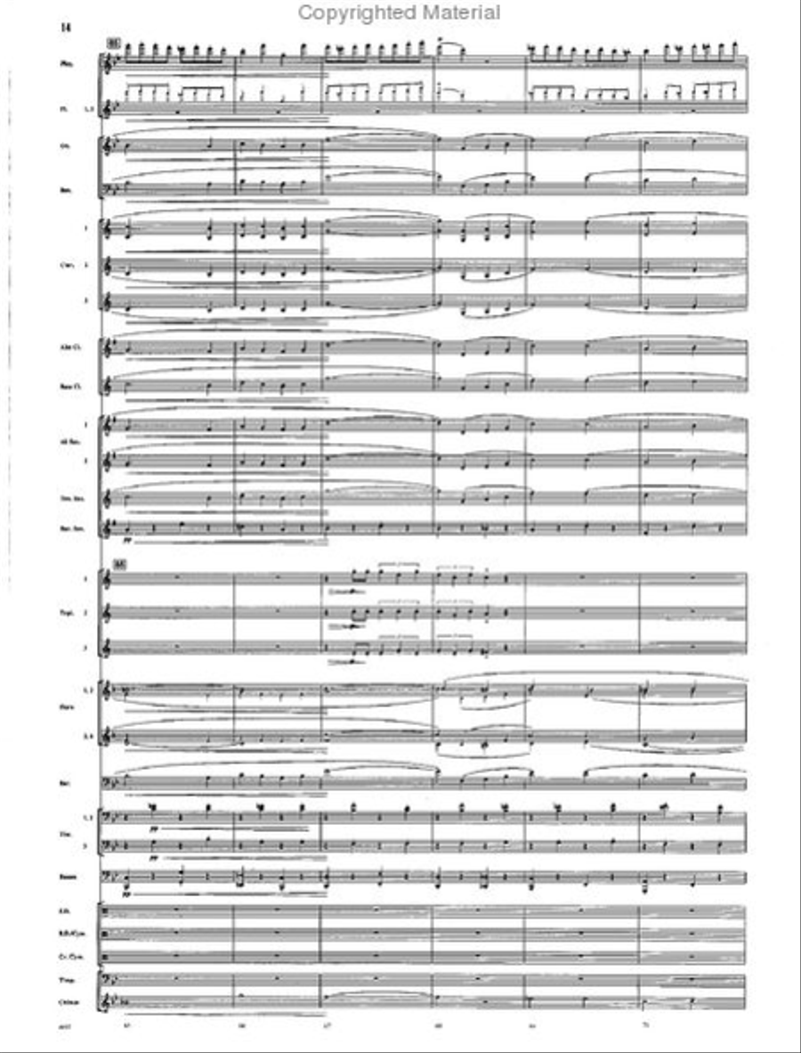 The Chimes of Liberty Concert Band scores gallery preview page 12
