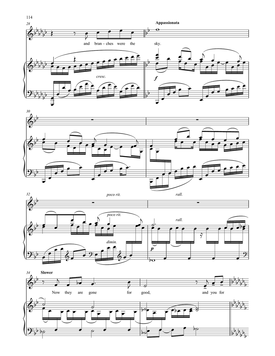 An Old Fashioned Song Voice scores gallery preview page 4