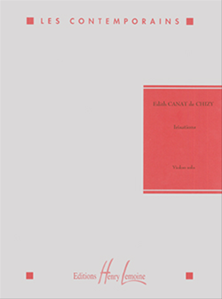 Irisations Violin Solo scores gallery preview page 1