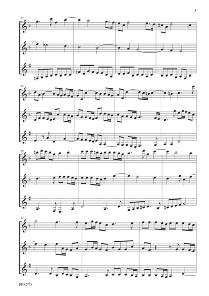 ALBINONI: TRIO SONATA IN F MAJOR Opus 1 no.2 for flute, oboe & clarinet