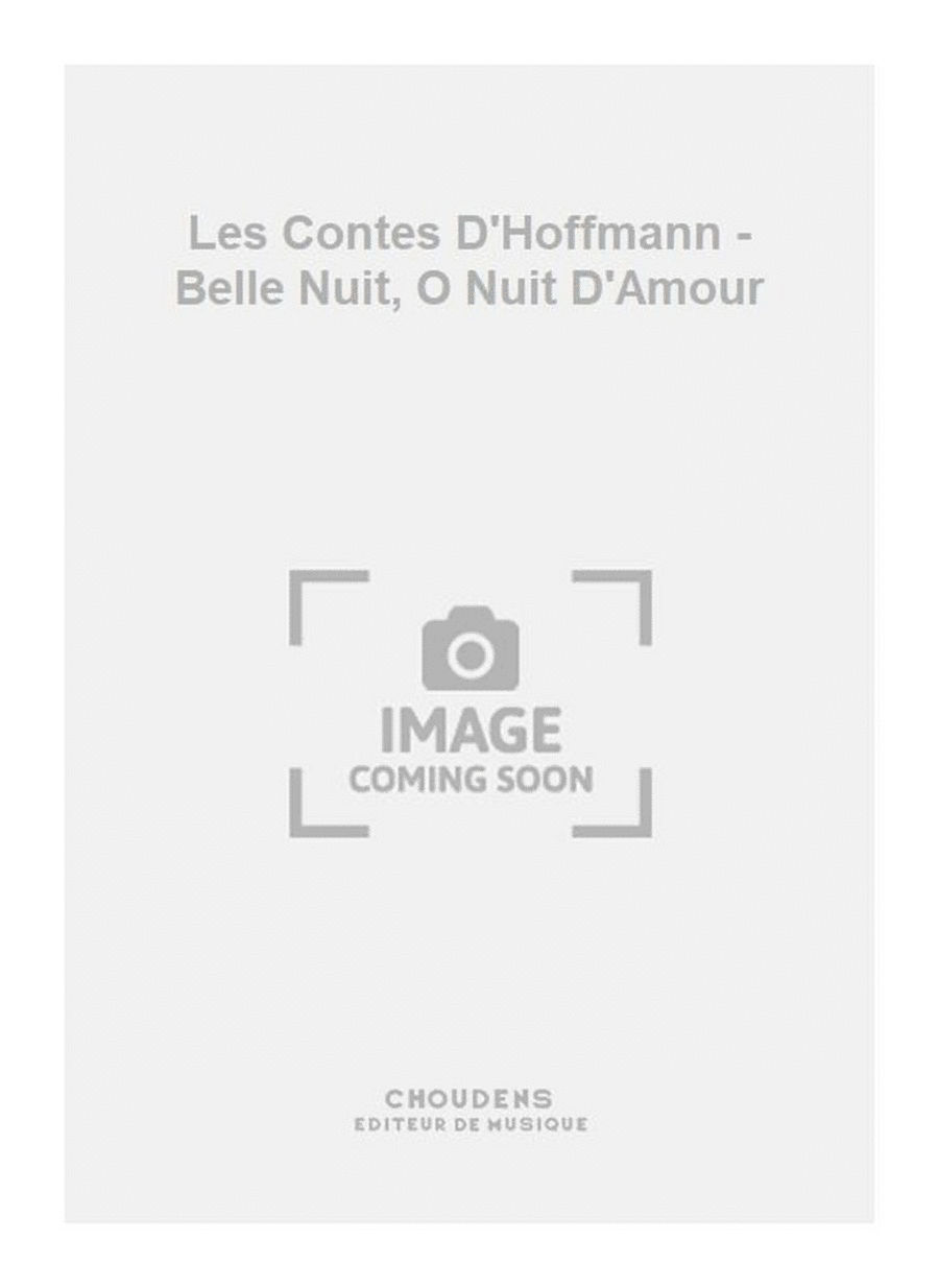 Les Contes D'Hoffmann - Belle Nuit, O Nuit D'Amour Voice scores gallery preview page 1