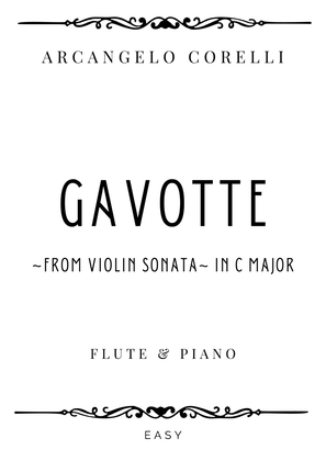 Book cover for Corelli - Gavotte (from Violin Sonata) in C major - Easy