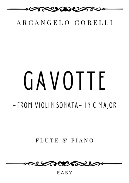 Corelli - Gavotte (from Violin Sonata) in C major - Easy image number null