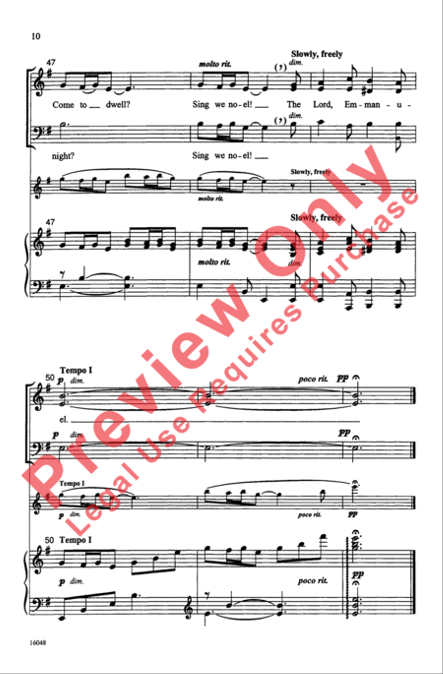 What Child Shall Come? 3-Part scores gallery preview page 10