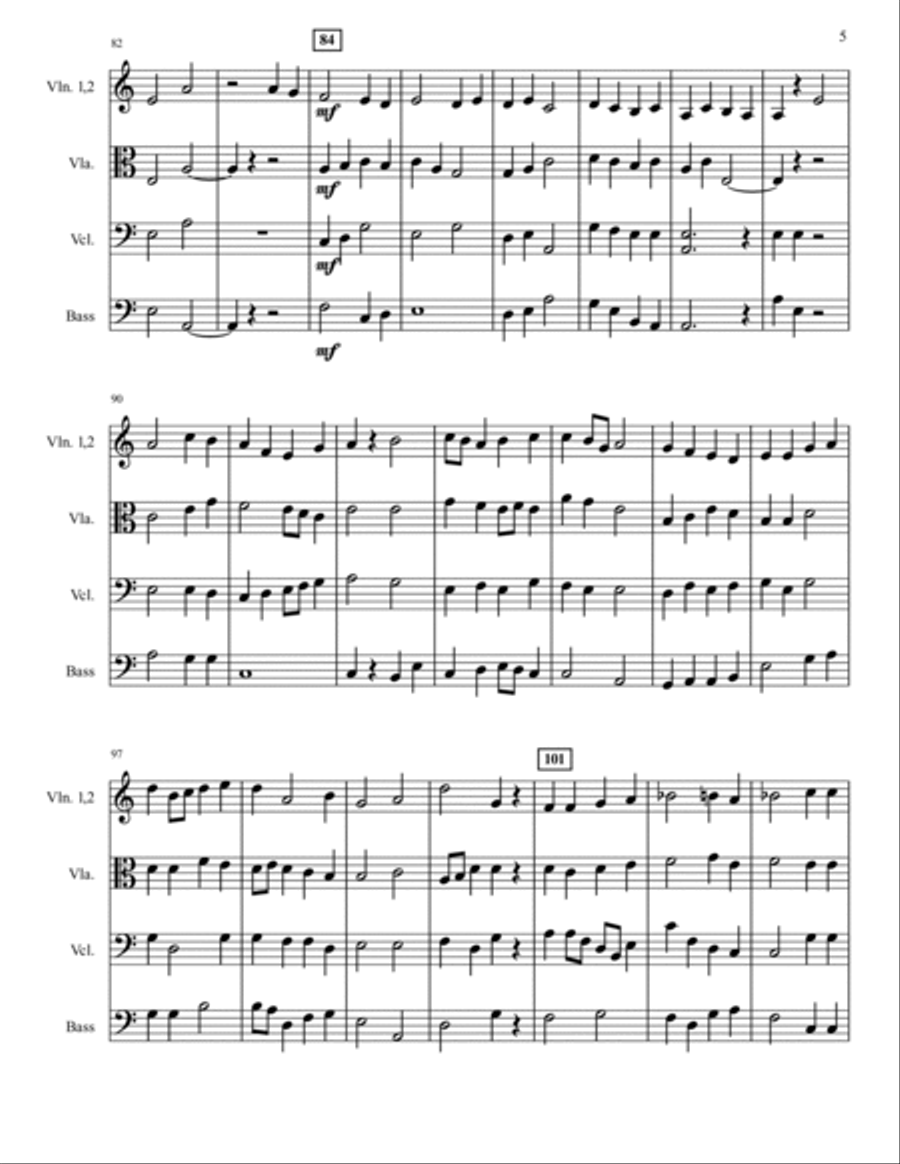 The Seafarer's Journey String Orchestra scores gallery preview page 5