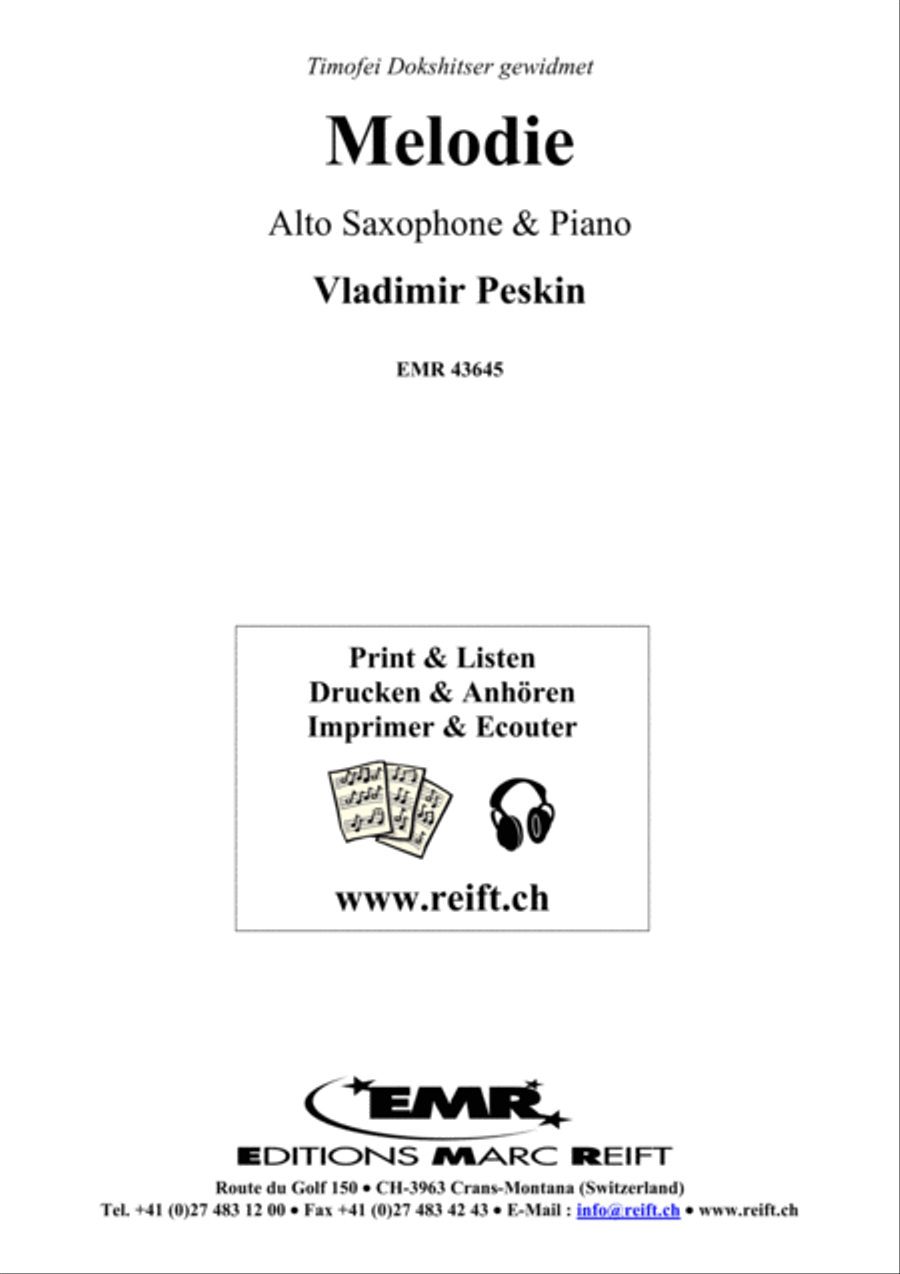 Melodie Alto Saxophone scores gallery preview page 2