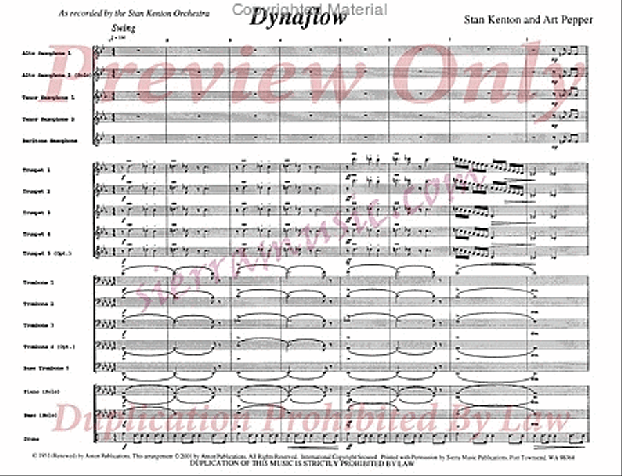 Dynaflow Dynaflow Jazz Ensemble scores gallery preview page 2