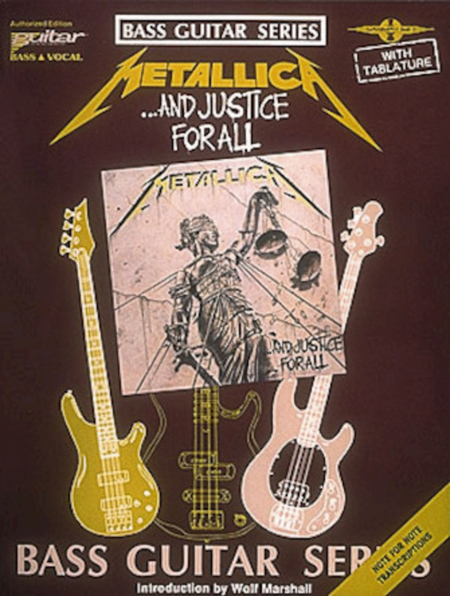 And Justice for All - Bass Bass Guitar Tablature scores gallery preview page 1