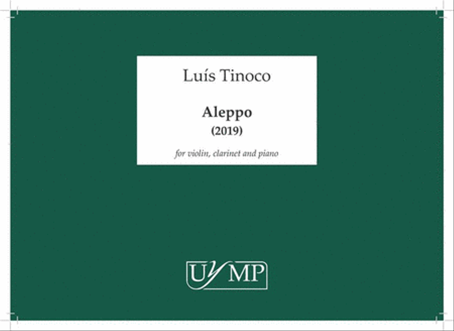 Aleppo A Clarinet scores gallery preview page 1