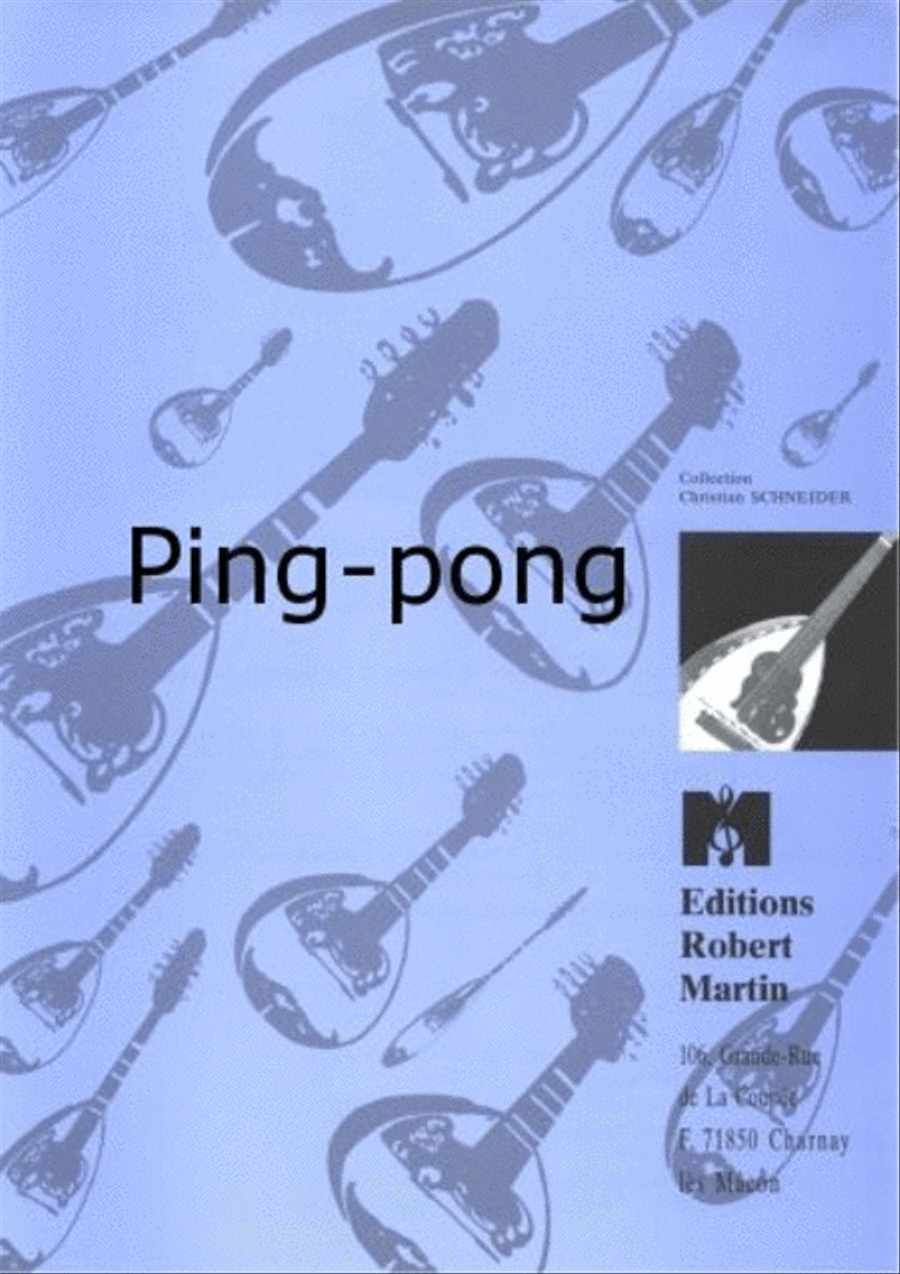 Ping-pong Ping-pong Mandolin scores gallery preview page 1