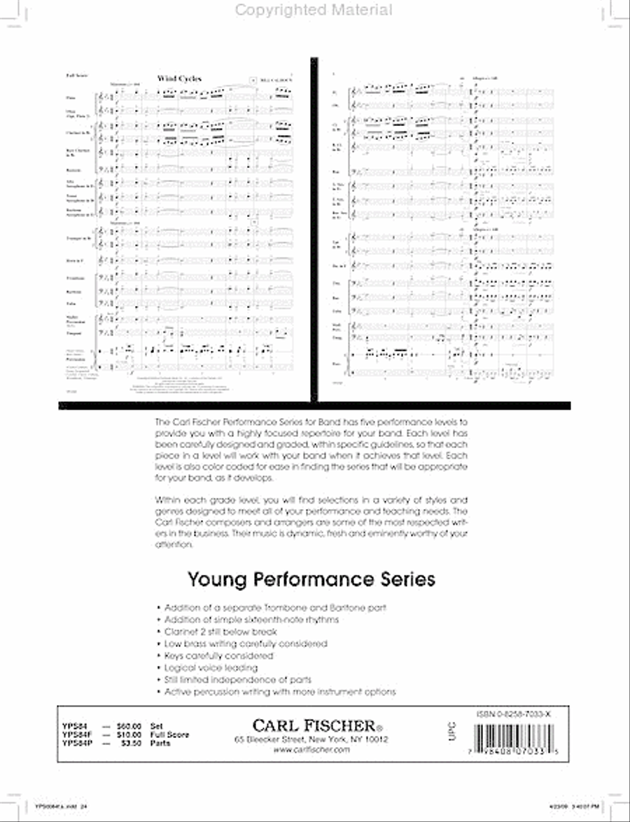 Zodiac Concert Band scores gallery preview page 25