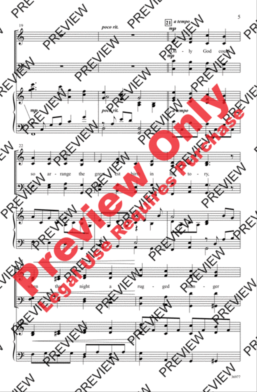 Child of Promise 4-Part scores gallery preview page 5