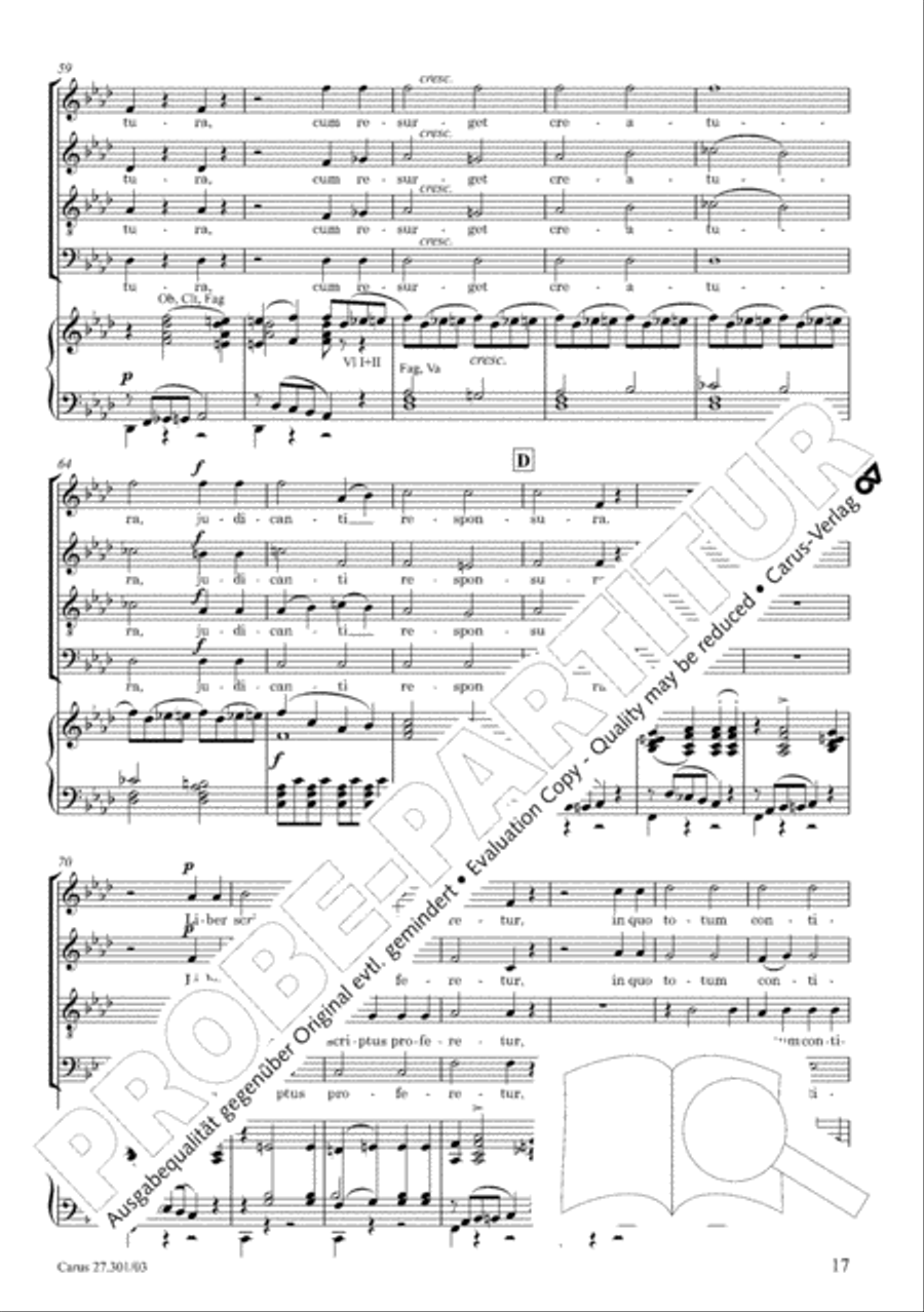 Requiem in F minor Requiem in F minor 4-Part scores gallery preview page 22