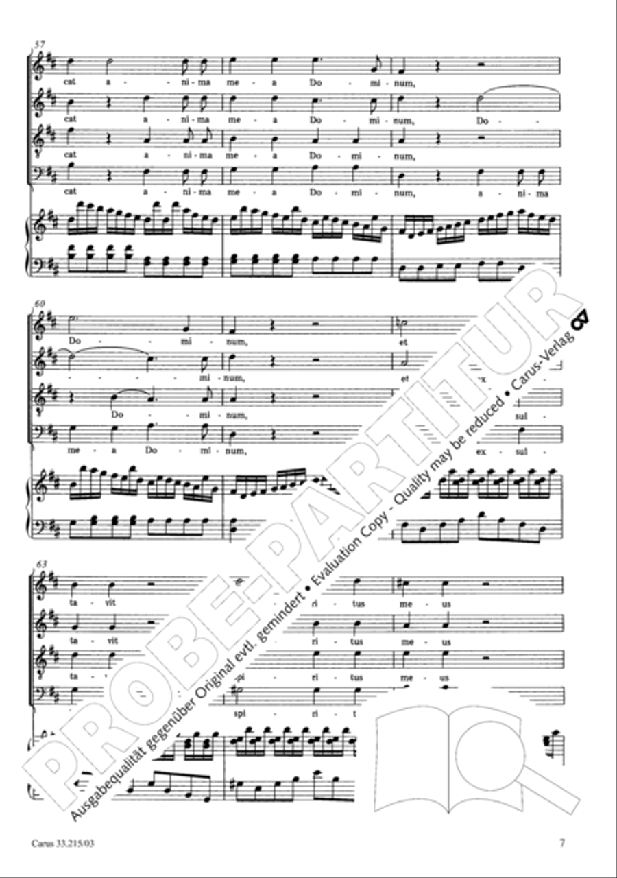 Magnificat Magnificat 4-Part scores gallery preview page 8