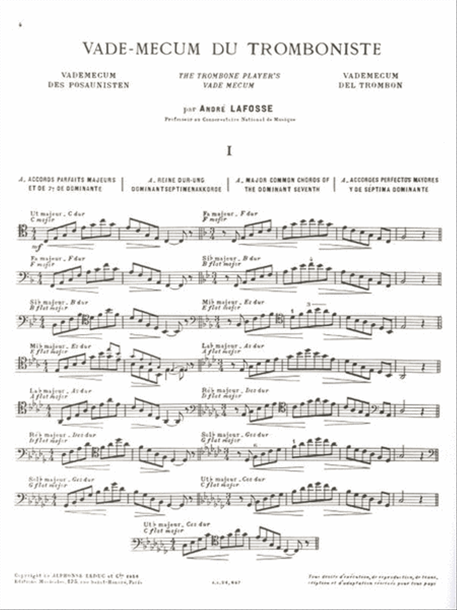The Trombone Player's Vade Mecum (trombone) Trombone Solo scores gallery preview page 2