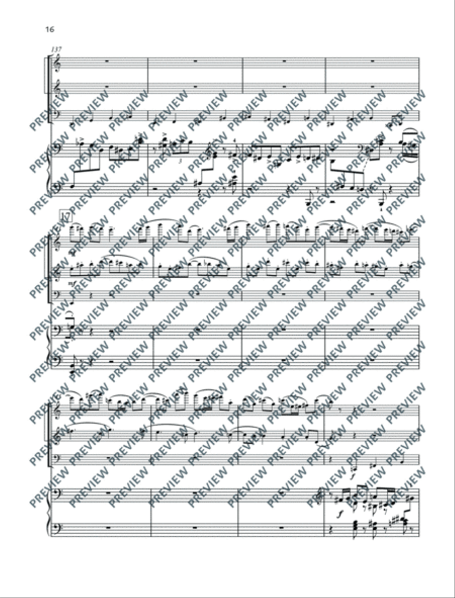 Divertissement Flute scores gallery preview page 17