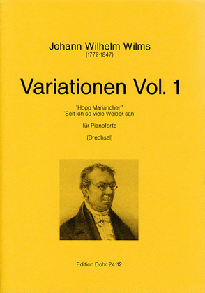 Book cover for Variationen Vol. 1 für Pianoforte