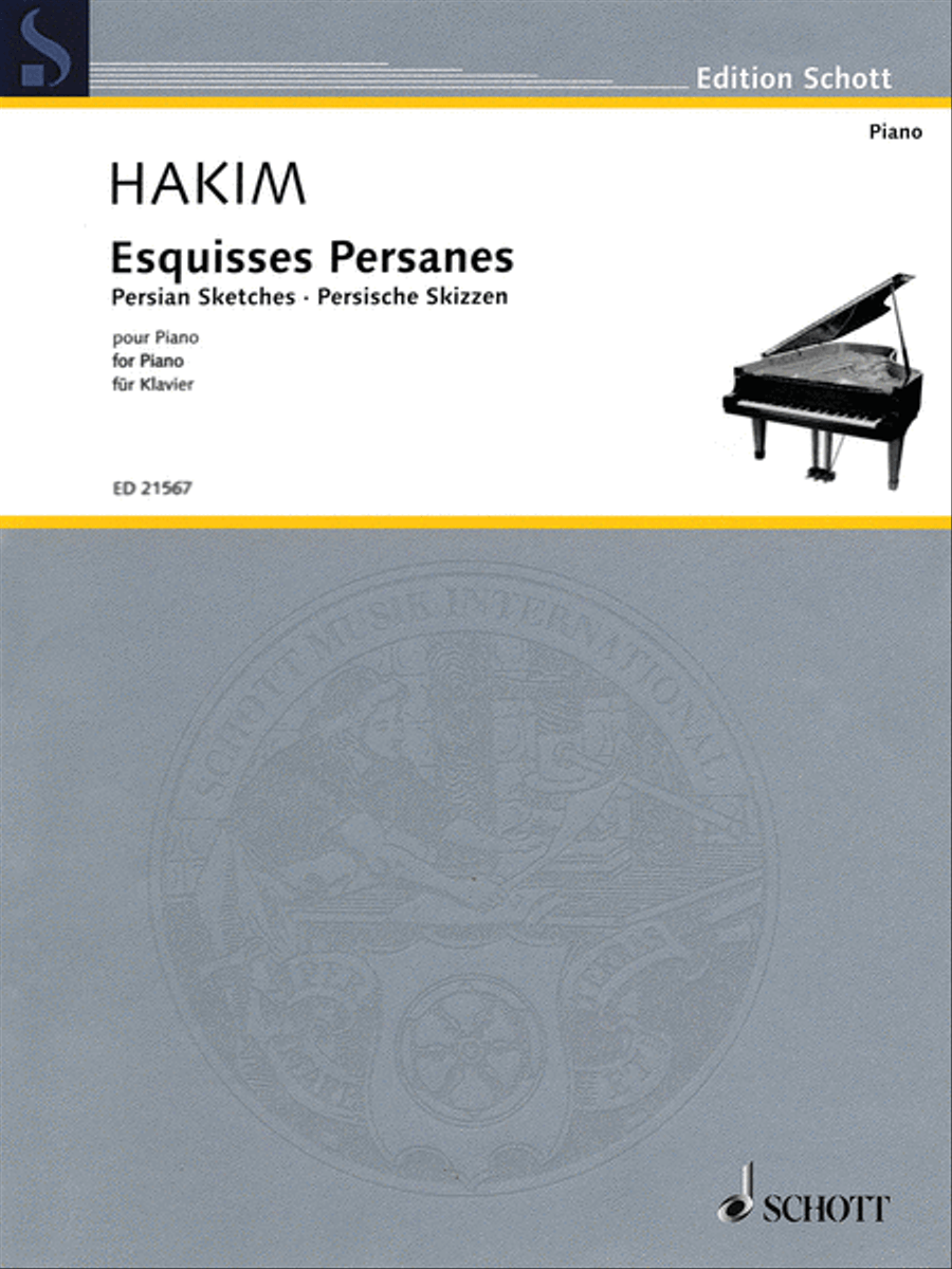 Esquisses Persanes (Persian Sketches) Piano Solo scores gallery preview page 1