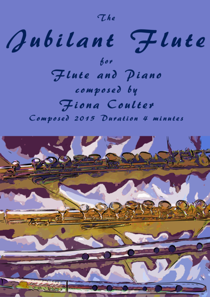 The Jubilant Flute: for Flute and Piano image number null