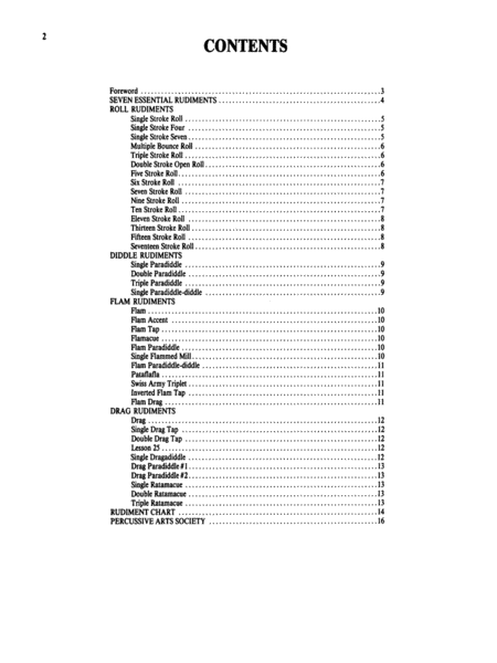 International Drum Rudiments (Book)