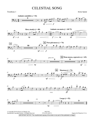 Celestial Song - Trombone 1