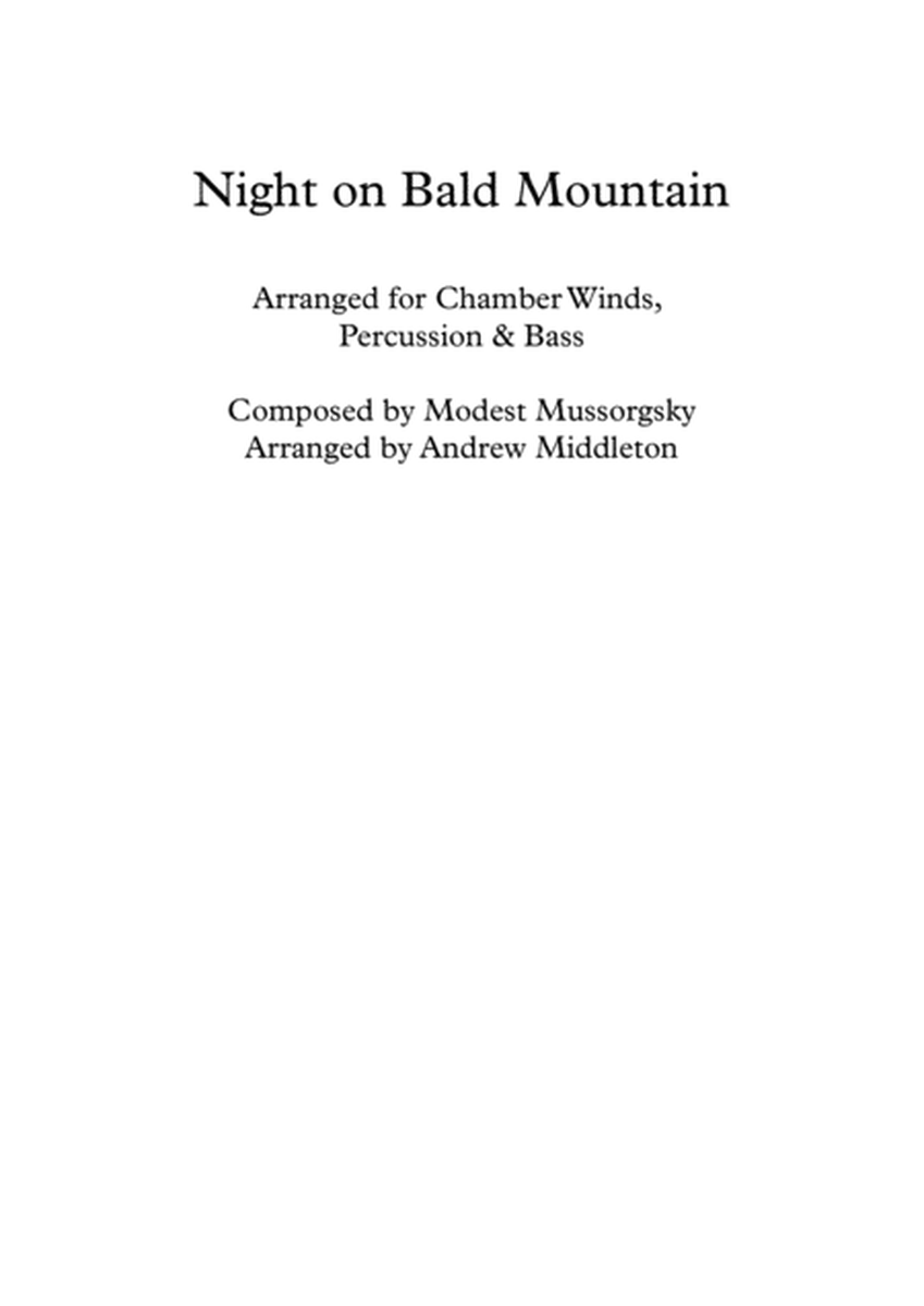 Night on Bald Mountain arranged for Chamber Winds, Percussion & Bass image number null