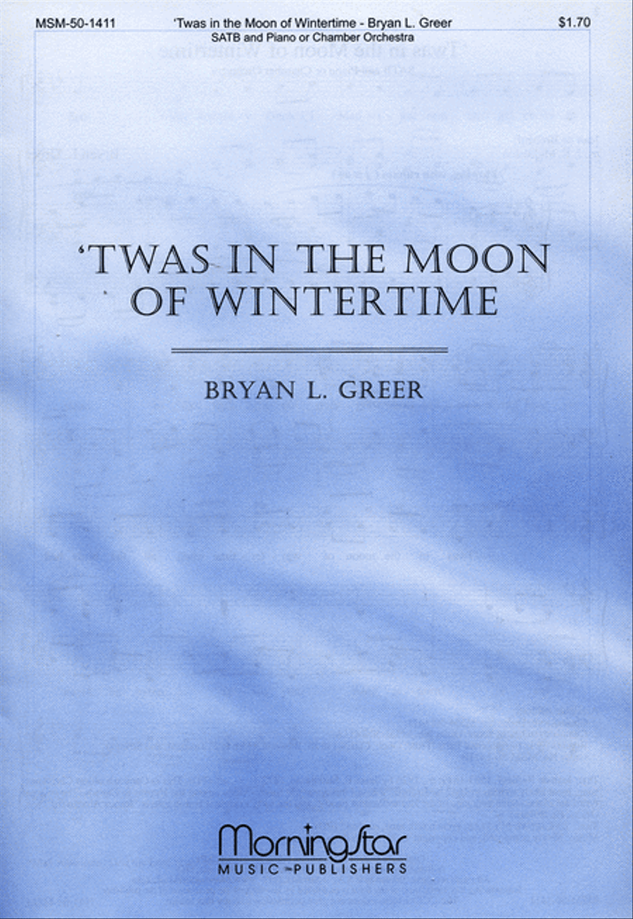 Twas In the Moon of Wintertime (Orchestra Parts) Choir scores gallery preview page 1