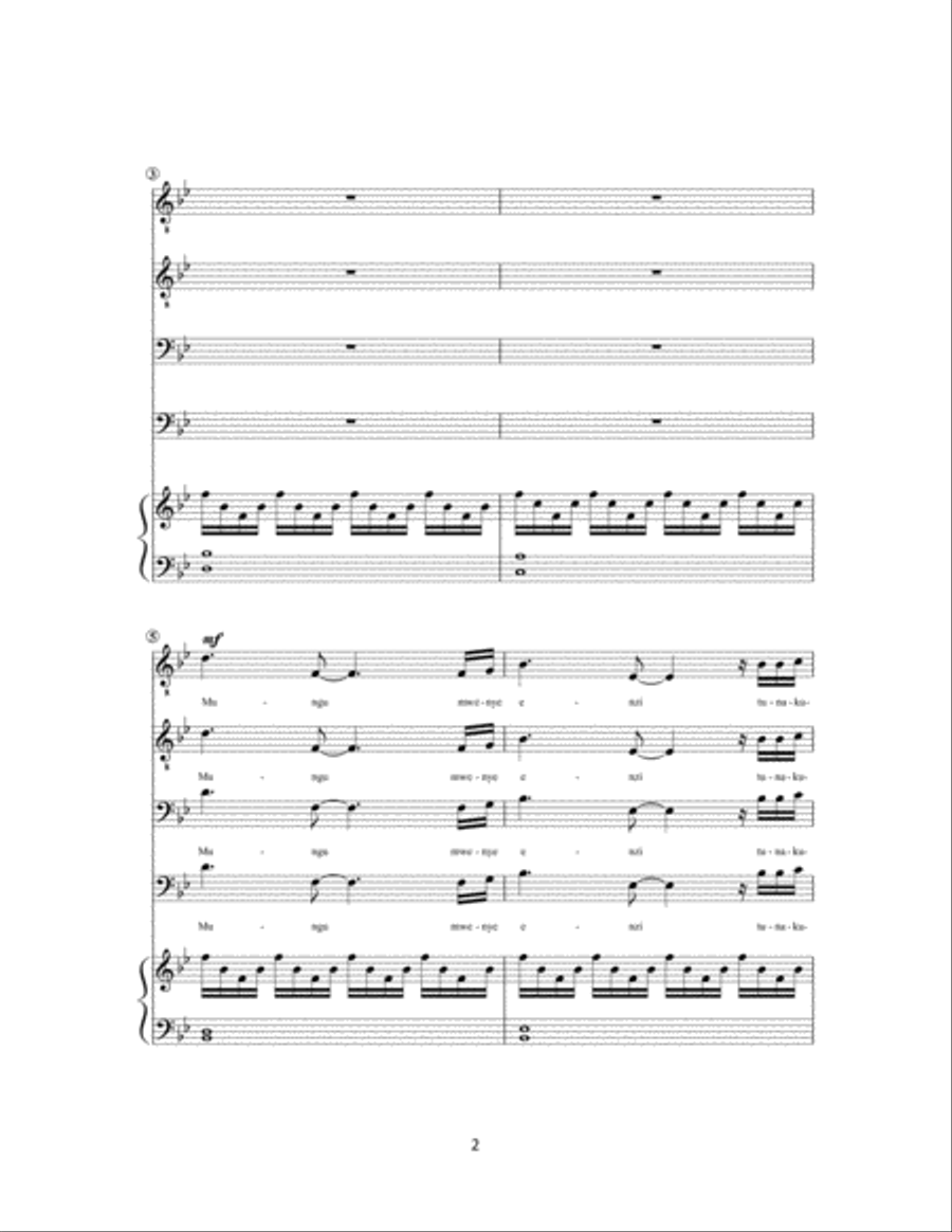 We Shall Overcome Covid 19 TTBB scores gallery preview page 2